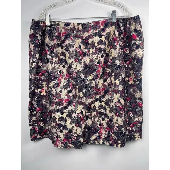 Talbots Woman Petites 18WP Floral Pencil Skirt Knee Length​ - Picture 5 of 12